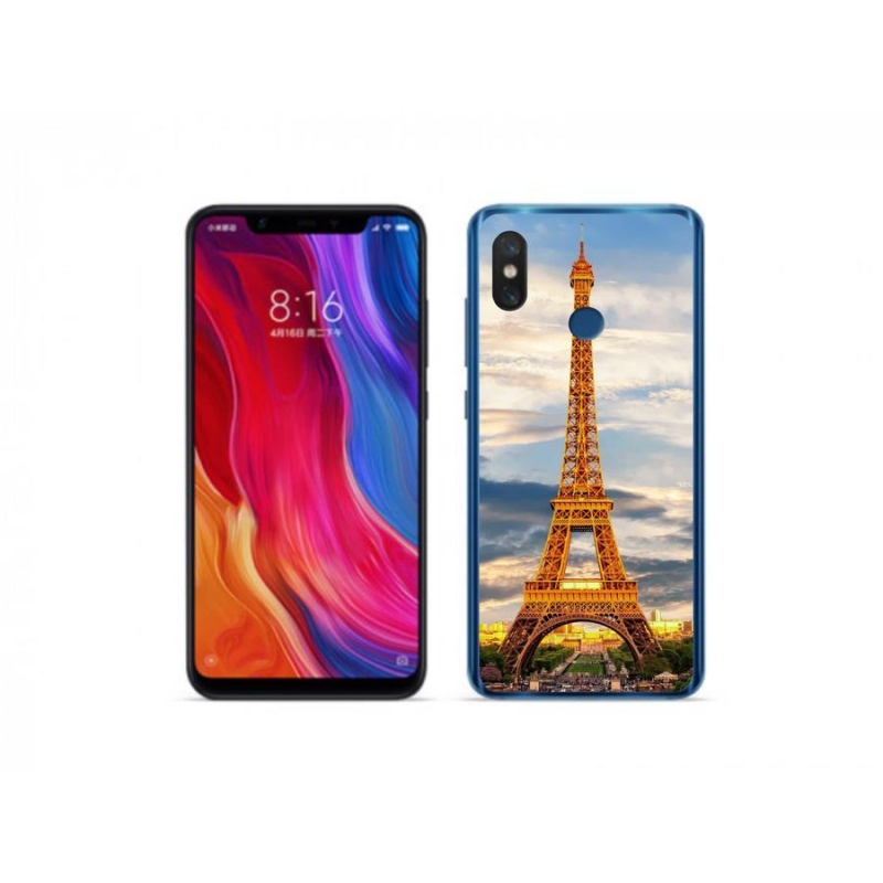 Gélové puzdro mmCase na mobil Xiaomi Mi 8 - Eiffelova veža 3