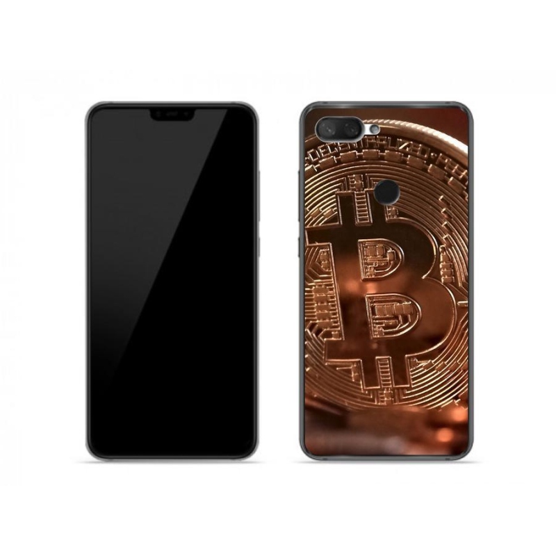 Gélové puzdro mmCase na mobil Xiaomi Mi 8 Lite - Bitcoin