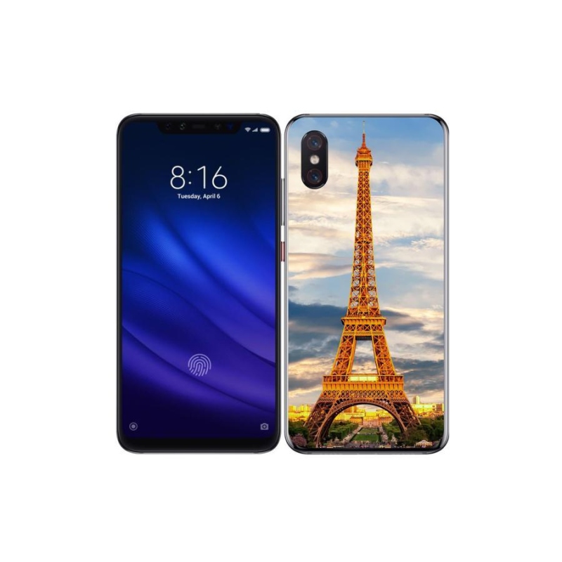 Gélové puzdro mmCase na mobil Xiaomi Mi 8 Pro - Eiffelova veža 3