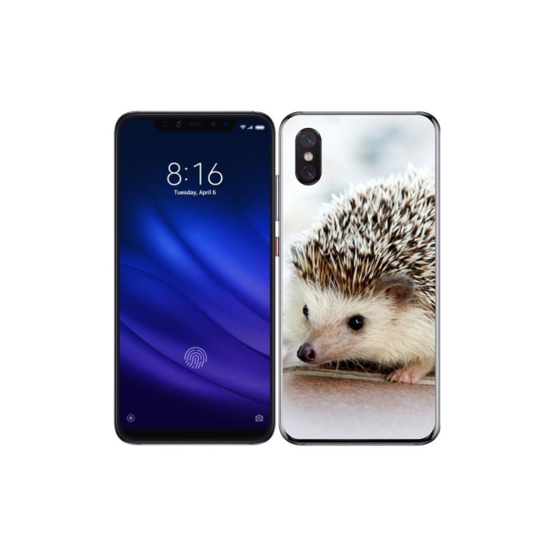 Gélové puzdro mmCase na mobil Xiaomi Mi 8 Pro - ježko