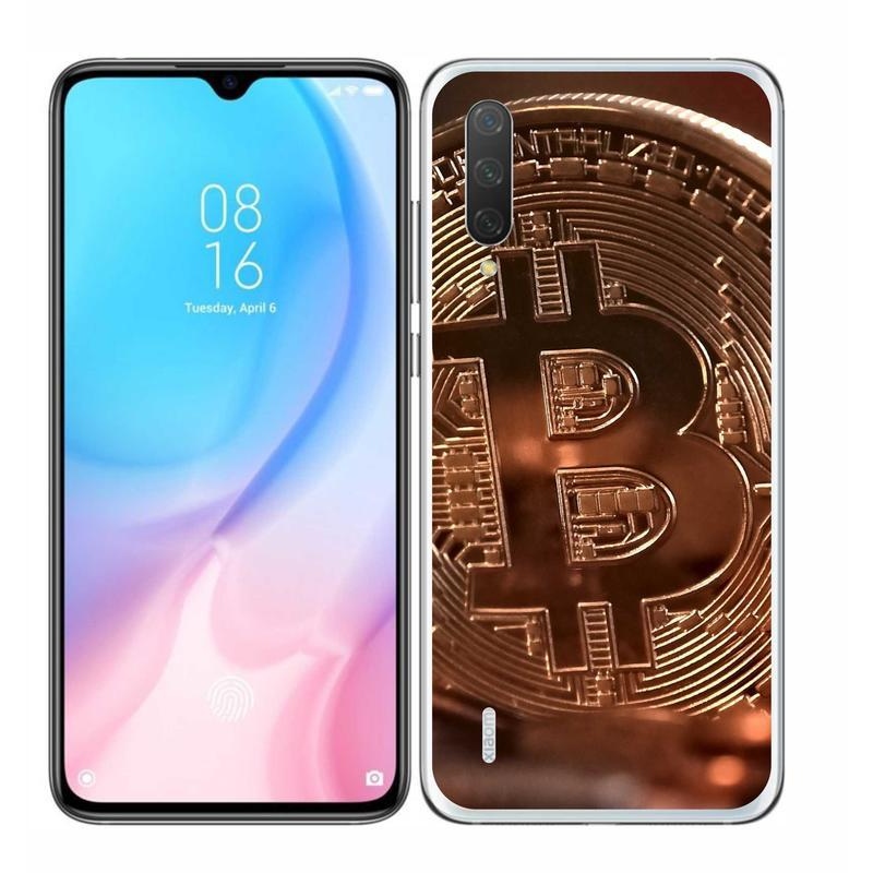 Gélové puzdro mmCase na mobil Xiaomi Mi 9 Lite - Bitcoin