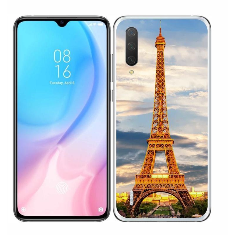 Gélové puzdro mmCase na mobil Xiaomi Mi 9 Lite - Eiffelova veža 3