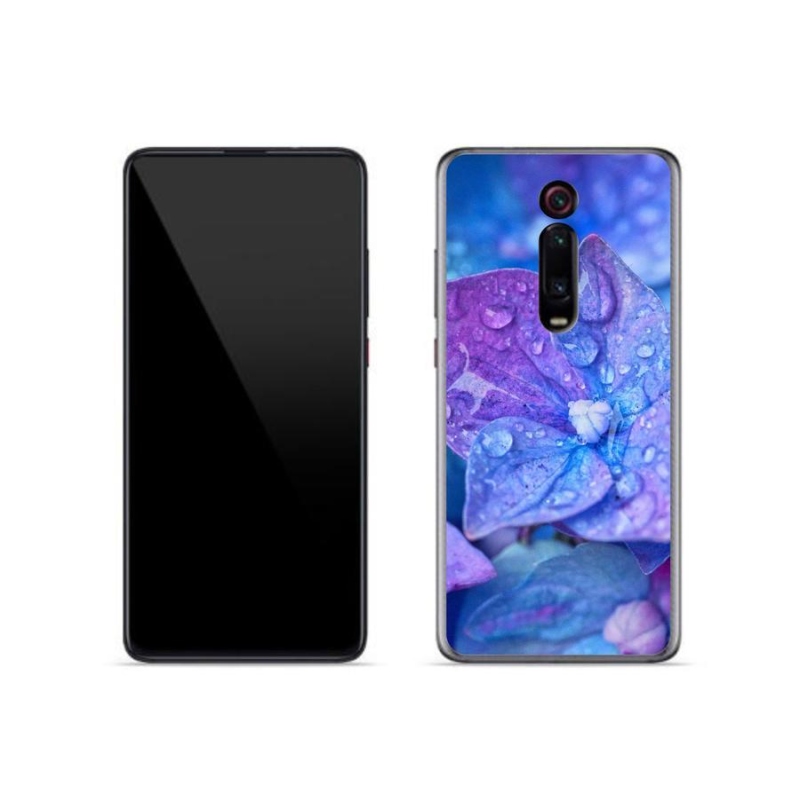 Gélové puzdro mmCase na mobil Xiaomi Mi 9T - fialový kvet