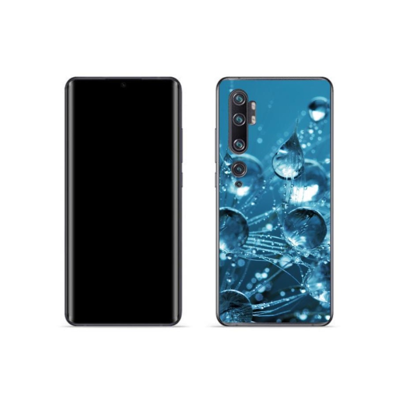 Gélové puzdro mmCase na mobil Xiaomi Mi Note 10 - kvapky vody