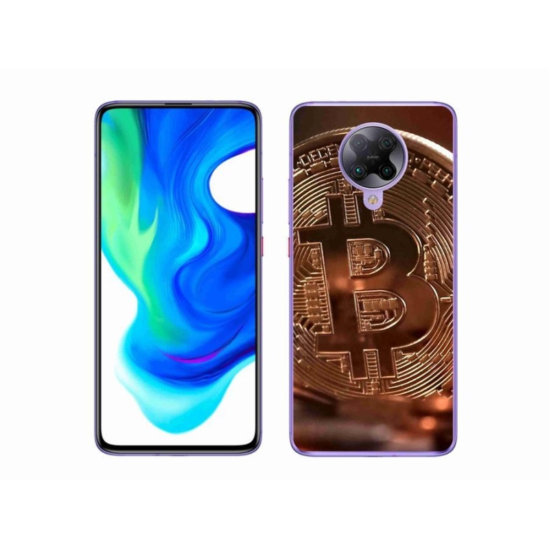 Gélové puzdro mmCase na mobil Xiaomi Poco F2 Pro - Bitcoin