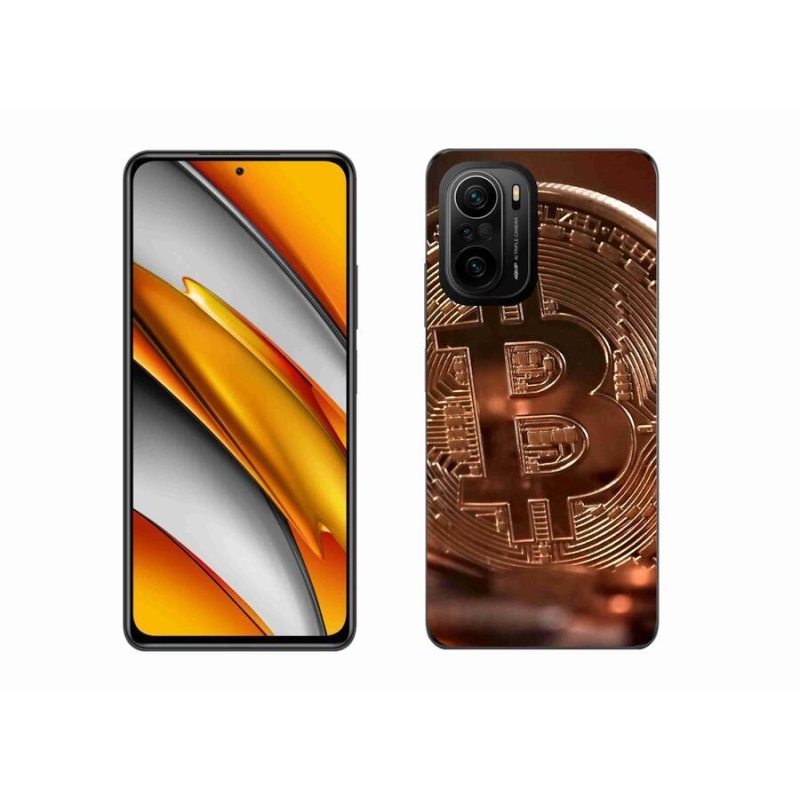 Gélové puzdro mmCase na mobil Xiaomi Poco F3 - Bitcoin