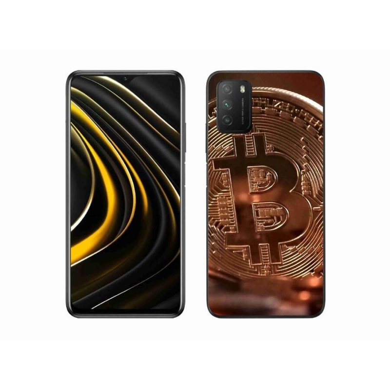 Gélové puzdro mmCase na mobil Xiaomi Poco M3 - Bitcoin