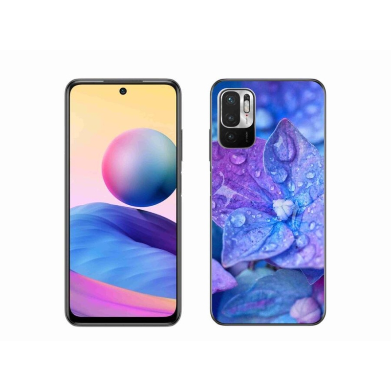 Gélové puzdro mmCase na mobil Xiaomi Poco M3 Pro / 5G - fialový kvet