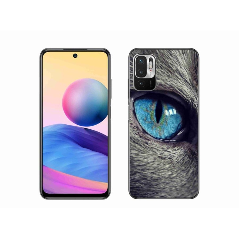 Gélové puzdro mmCase na mobil Xiaomi Poco M3 Pro / 5G - modré mačacie oko