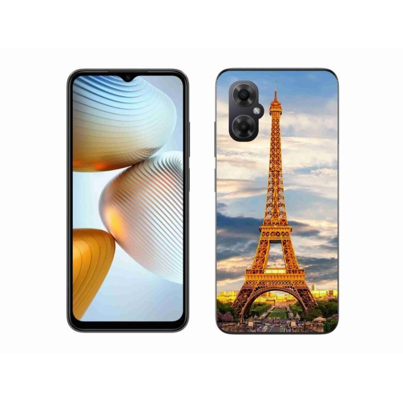 Gélové puzdro mmCase na mobil Xiaomi Poco M4 5G - eiffelova veža 3