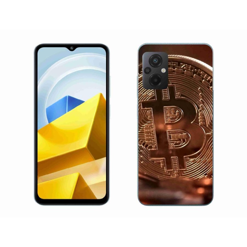 Gélové puzdro mmCase na mobil Xiaomi Poco M5 4G - bitcoin