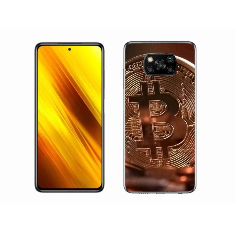 Gélové puzdro mmCase na mobil Xiaomi Poco X3 - Bitcoin