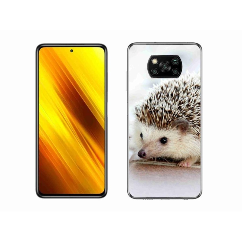 Gélové puzdro mmCase na mobil Xiaomi Poco X3 - ježko