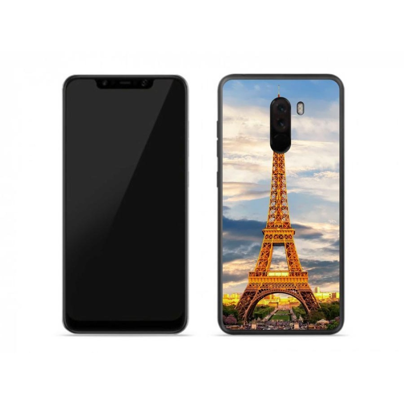 Gélové puzdro mmCase na mobil Xiaomi Pocophone F1 - Eiffelova veža 3