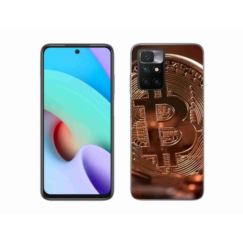 Gélové puzdro mmCase na mobil Xiaomi Redmi 10/Redmi 10 (2022) - Bitcoin