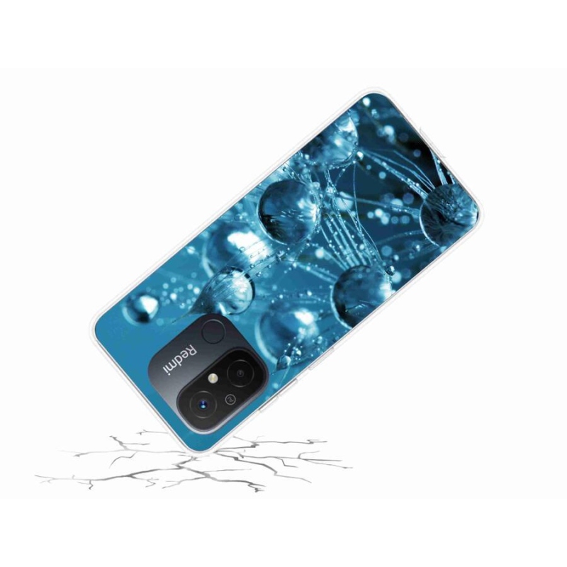 Gélové puzdro mmCase na mobil Xiaomi Redmi 12C - kvapky vody