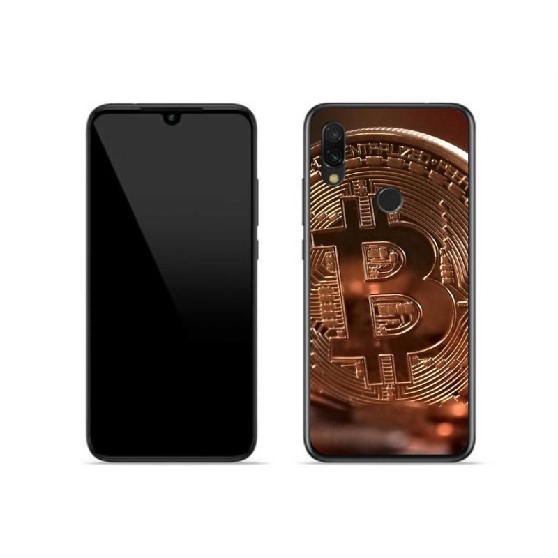 Gélové puzdro mmCase na mobil Xiaomi Redmi 7 - Bitcoin