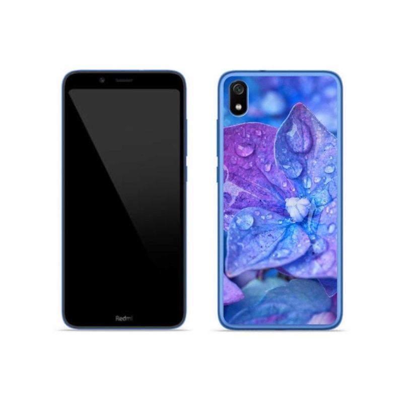 Gélové puzdro mmCase na mobil Xiaomi Redmi 7A - fialový kvet