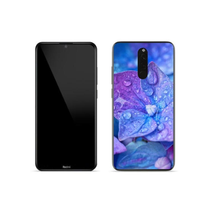 Gélové puzdro mmCase na mobil Xiaomi Redmi 8 - fialový kvet