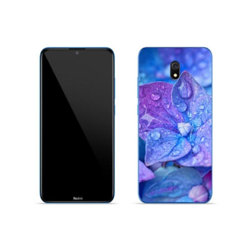 Gélové puzdro mmCase na mobil Xiaomi Redmi 8A - fialový kvet