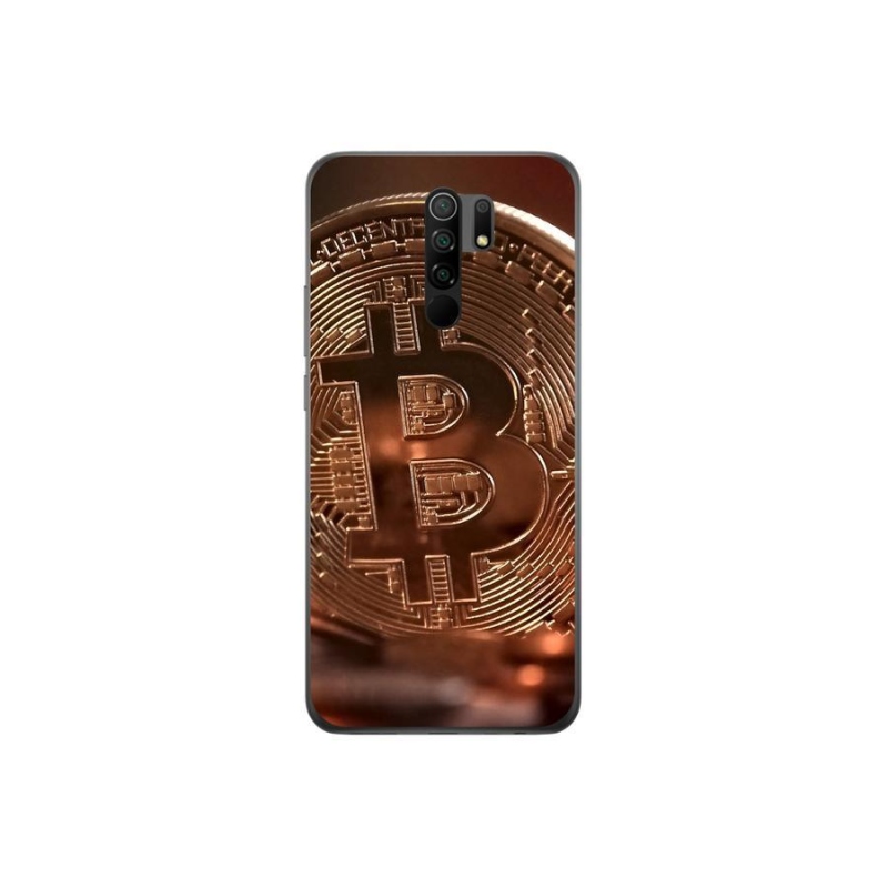 Gélové puzdro mmCase na mobil Xiaomi Redmi 9 - Bitcoin