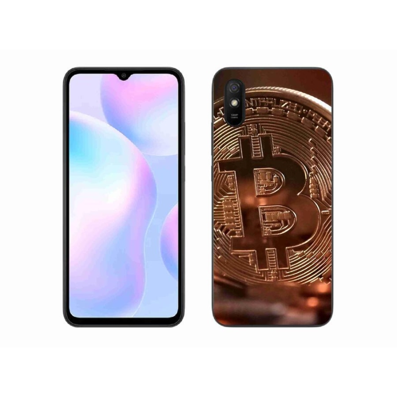 Gélové puzdro mmCase na mobil Xiaomi Redmi 9A - Bitcoin