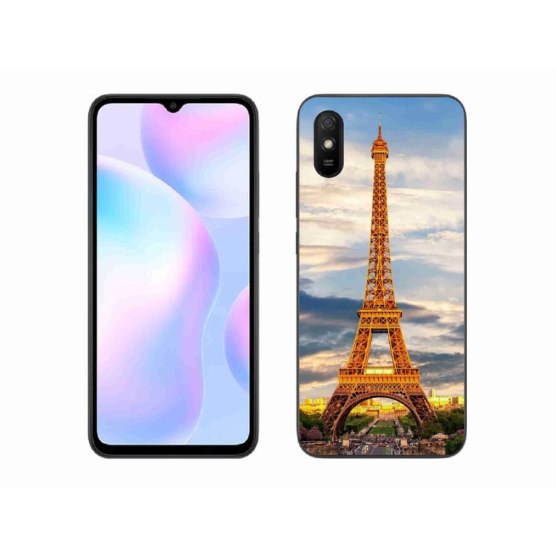 Gélové puzdro mmCase na mobil Xiaomi Redmi 9A - Eiffelova veža 3