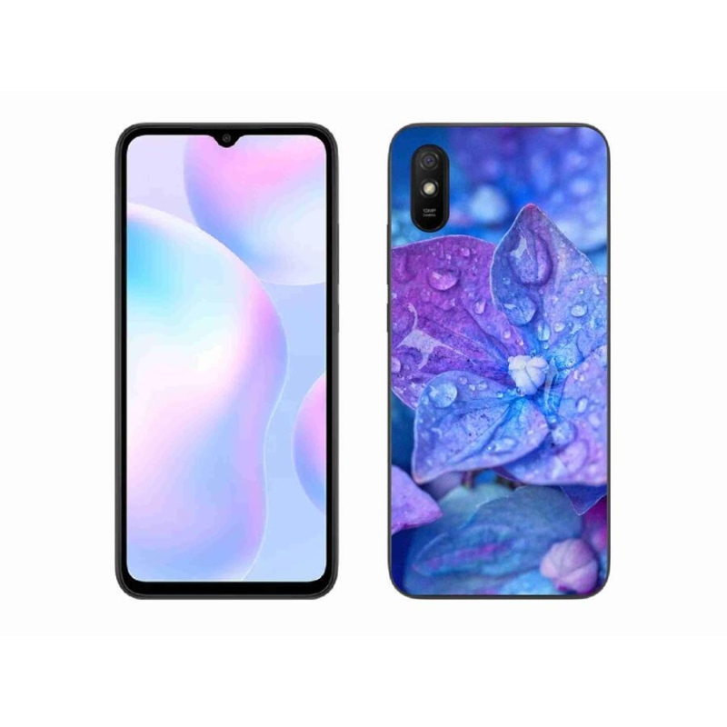 Gélové puzdro mmCase na mobil Xiaomi Redmi 9A - fialový kvet