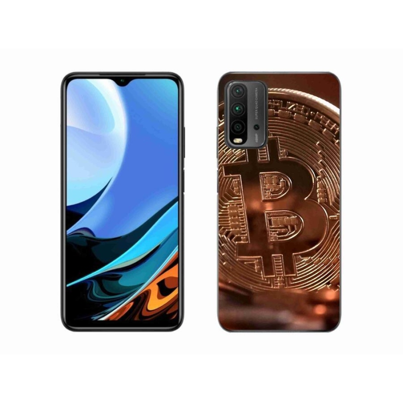 Gélové puzdro mmCase na mobil Xiaomi Redmi 9T - Bitcoin