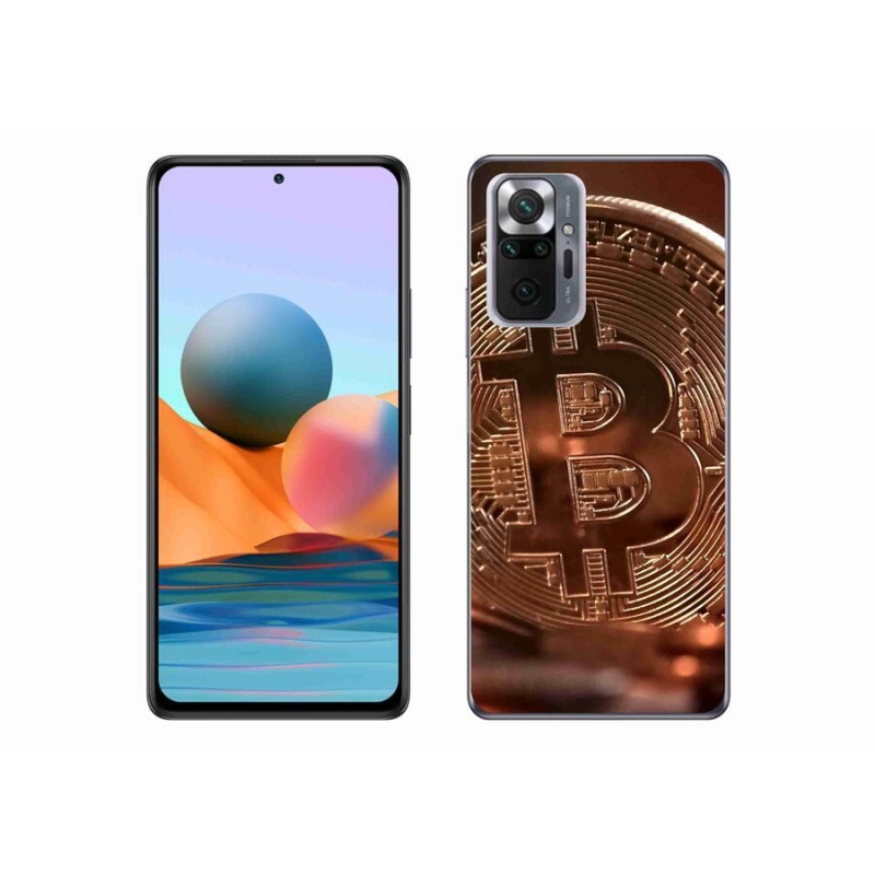 Gélové puzdro mmCase na mobil Xiaomi Redmi Note 10 Pro - Bitcoin