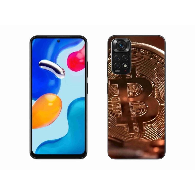 Gélové púzdro mmCase na mobil Xiaomi Redmi Note 11 4G - bitcoin