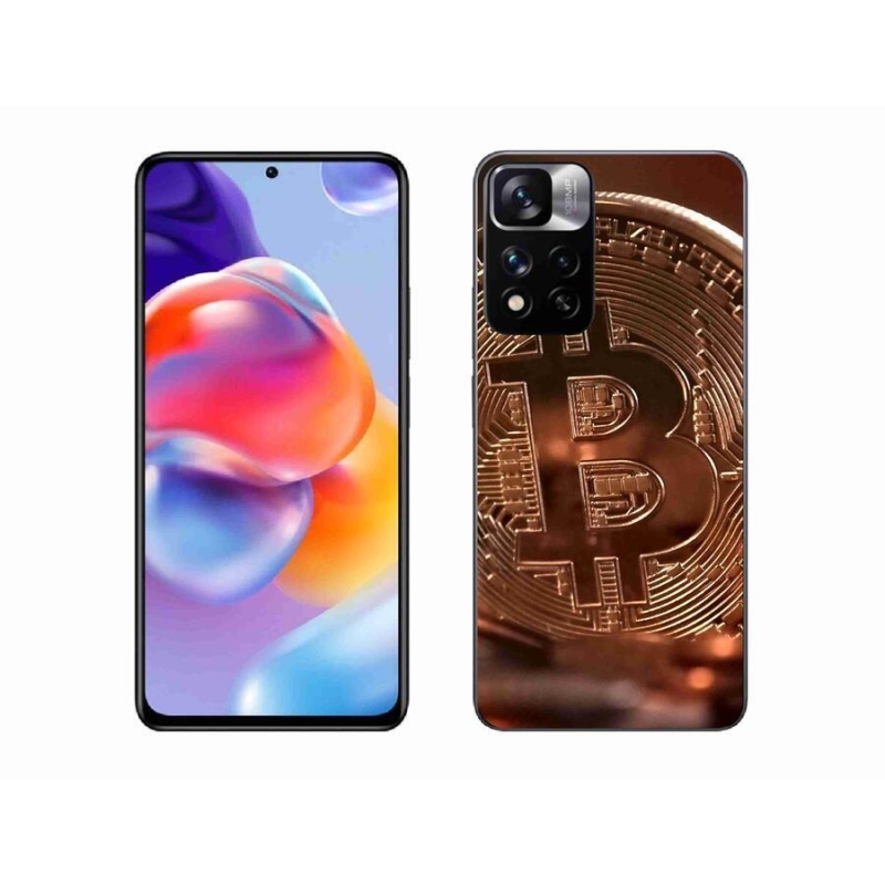 Gélové puzdro mmCase na mobil Xiaomi Redmi Note 11 Pro+ 5G - bitcoin