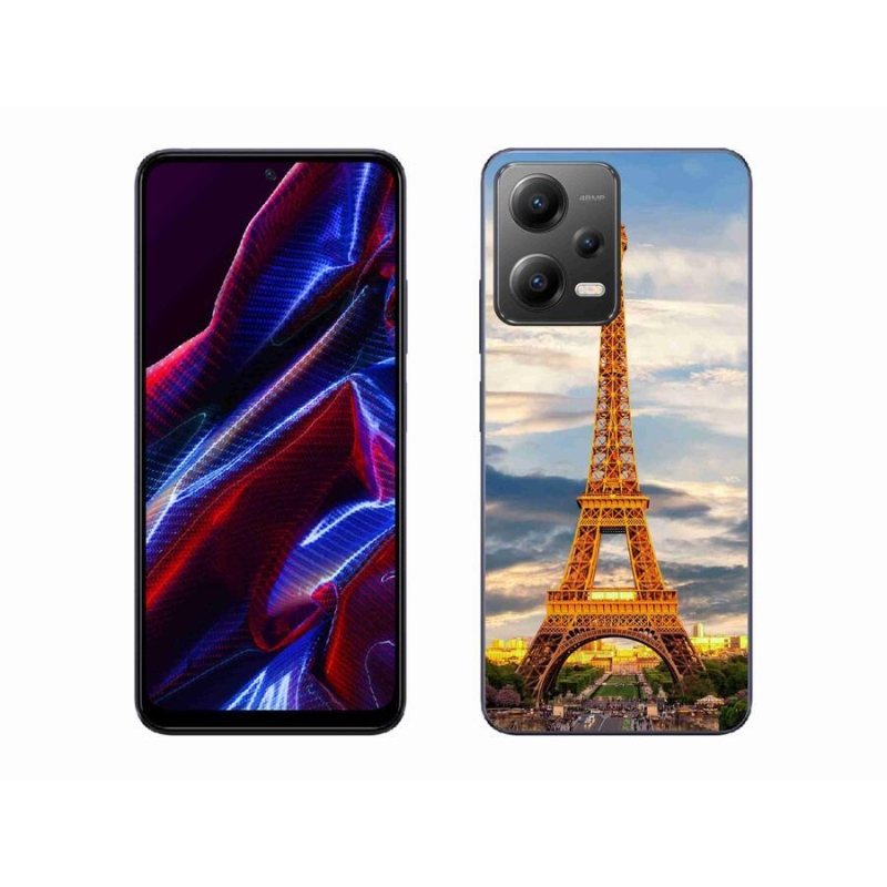 Gélové puzdro mmCase na mobil Xiaomi Redmi Note 12 5G - eiffelova veža 3