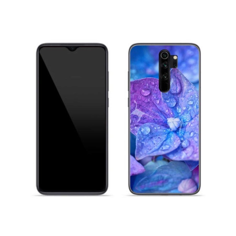 Gélové puzdro mmCase na mobil Xiaomi Redmi Note 8 Pro - fialový kvet