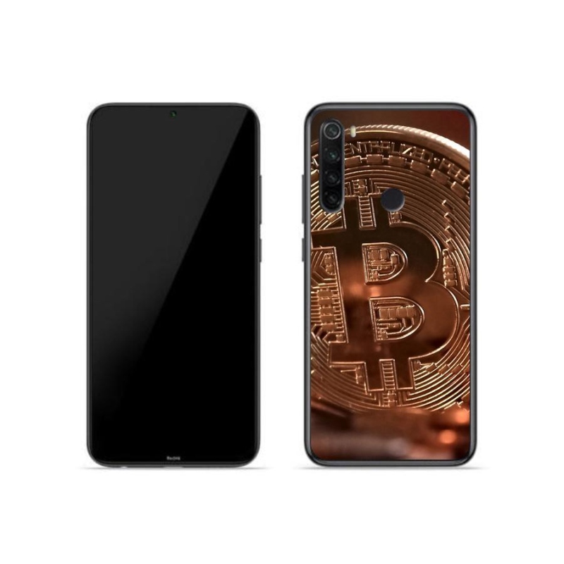 Gélové puzdro mmCase na mobil Xiaomi Redmi Note 8T - Bitcoin