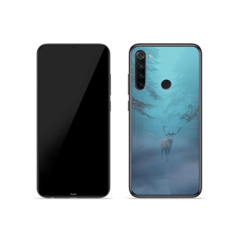 Gélové puzdro mmCase na mobil Xiaomi Redmi Note 8T - jeleň v hmle