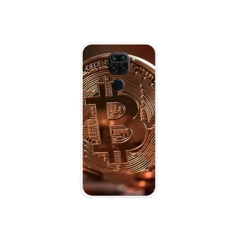 Gélové puzdro mmCase na mobil Xiaomi Redmi Note 9 - Bitcoin