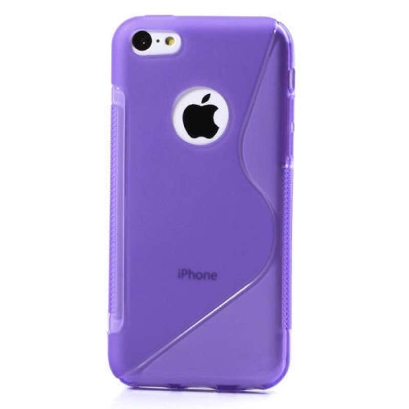 Gélové S-line puzdro pre iPhone 5C- fialové