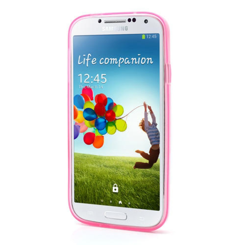 Gélové slim puzdro na Samsung Galaxy S4 i9500- růžové