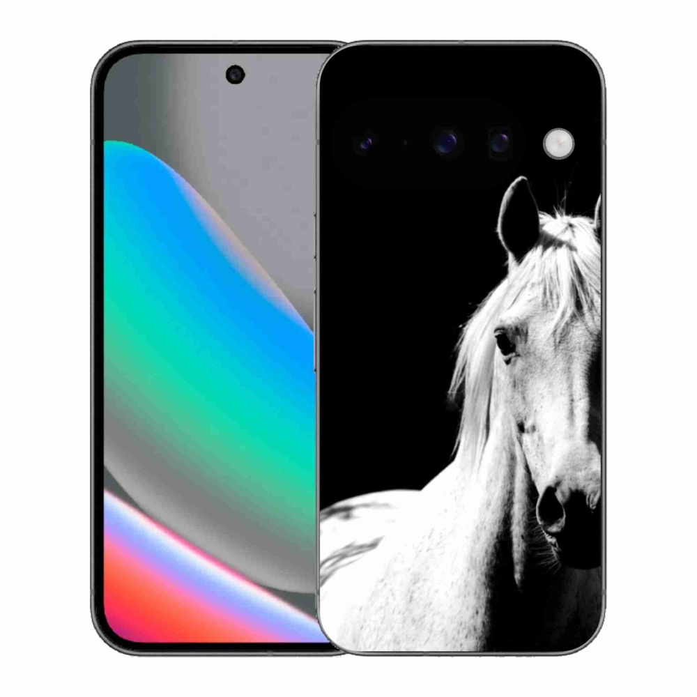 Gélový kryt mmCase na Google Pixel 10 - biely kôň 5