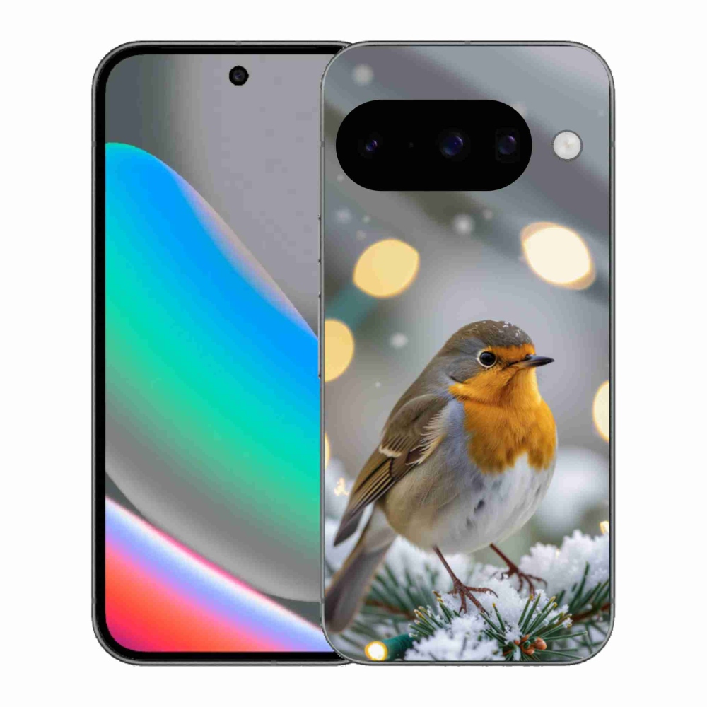 Gélový kryt mmCase na Google Pixel 10 - červienka v zime