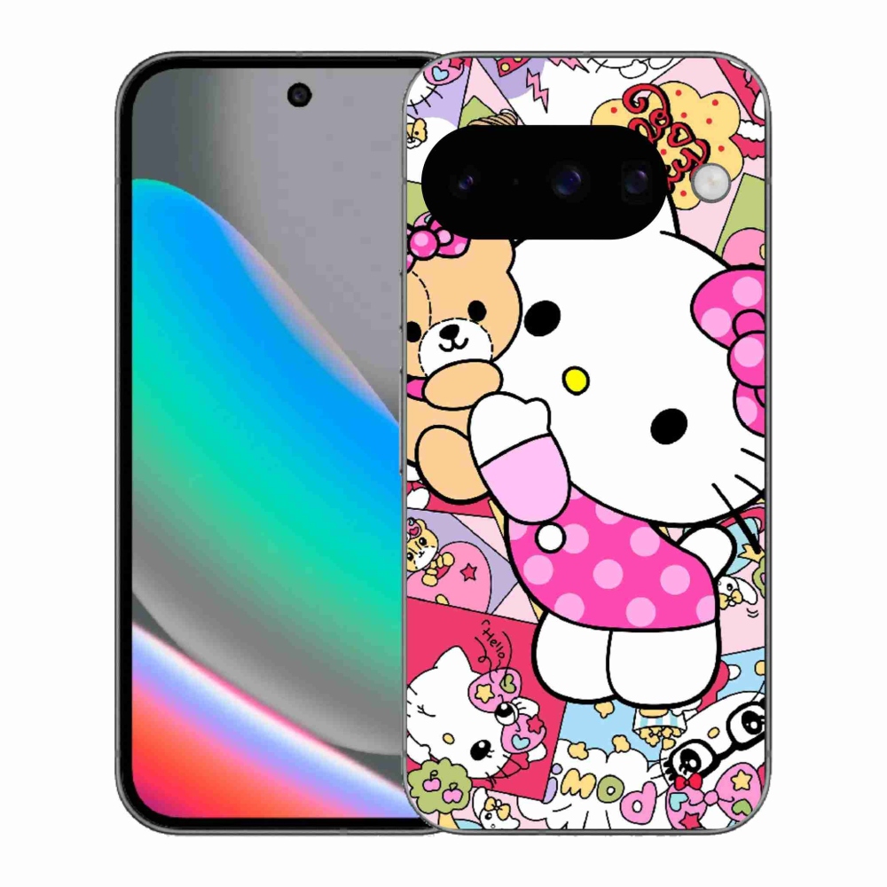 Gélový kryt mmCase na Google Pixel 10 - cute kitty