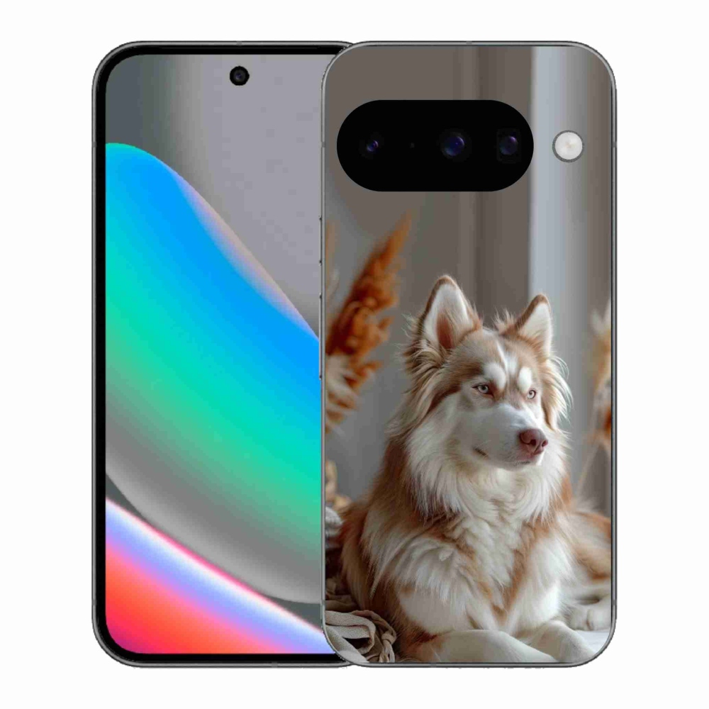 Gélový kryt mmCase na Google Pixel 10 - pokojný sibírsky husky