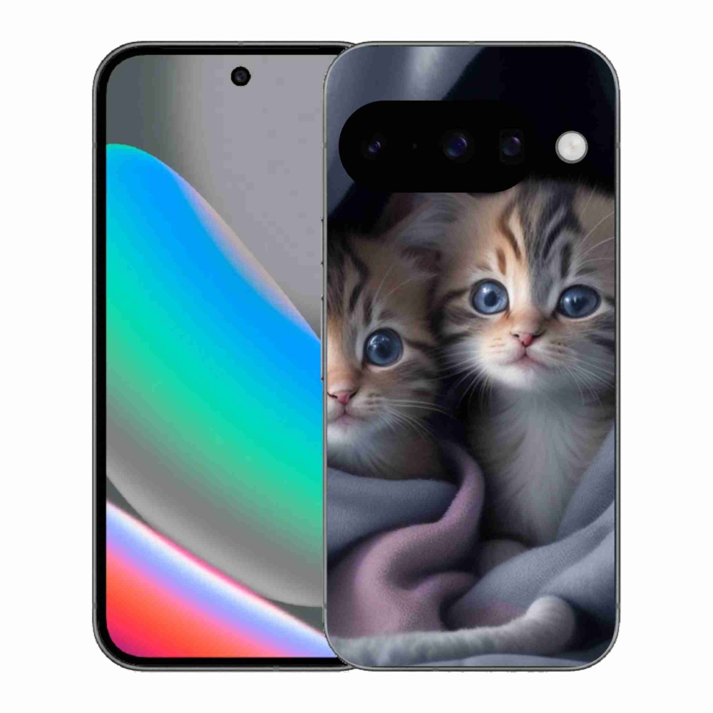 Gélový kryt mmCase na Google Pixel 10 - mačacie duo 2
