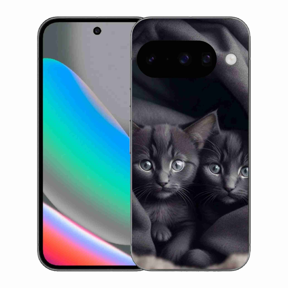 Gélový kryt mmCase na Google Pixel 10 - mačacie duo