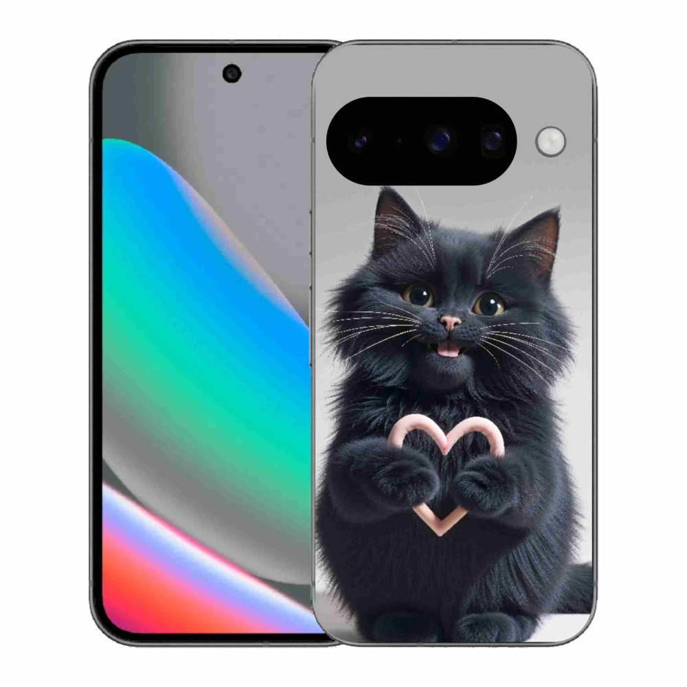 Gélový kryt mmCase na Google Pixel 10 - mačacia láska 3