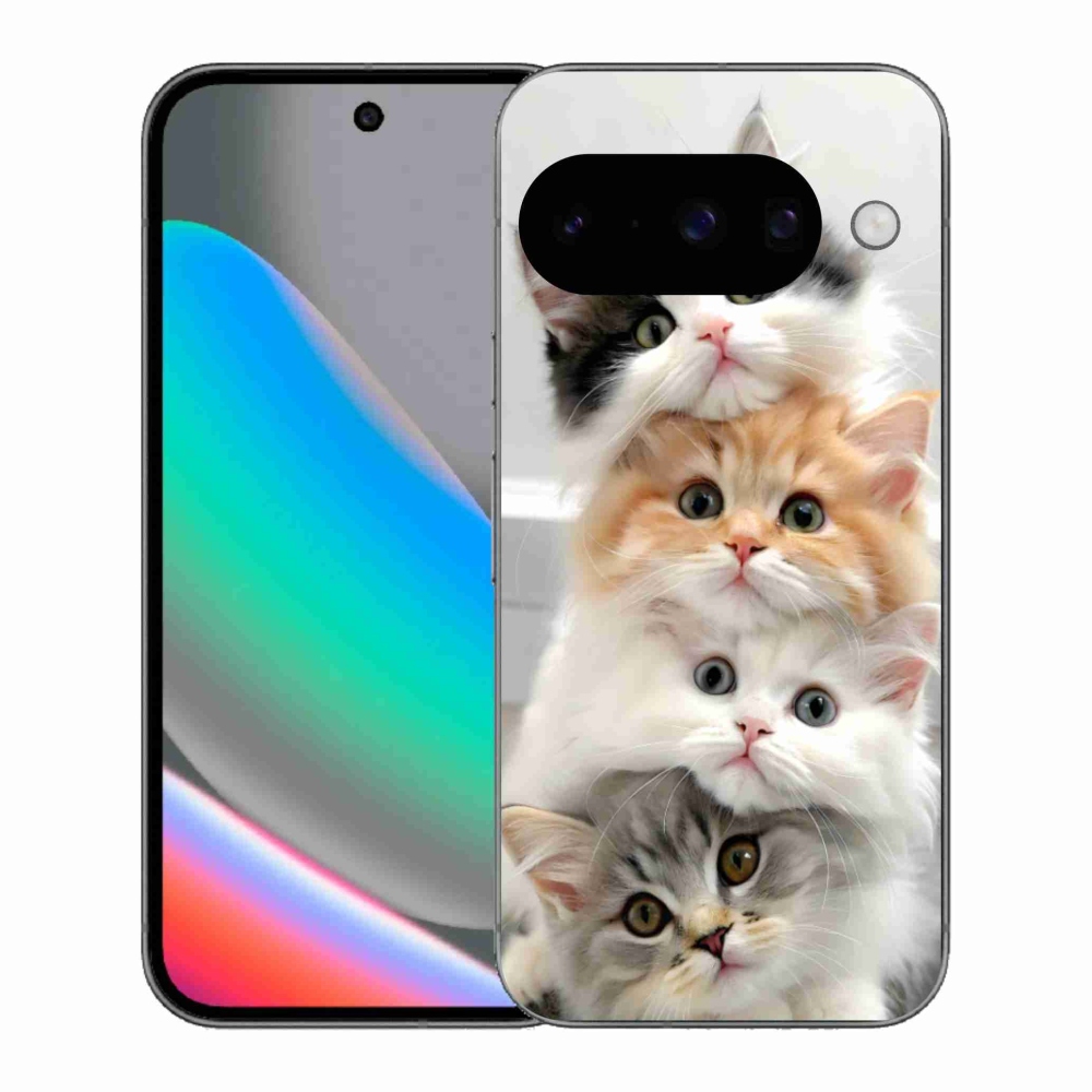 Gélový kryt mmCase na Google Pixel 10 - mačacia partia