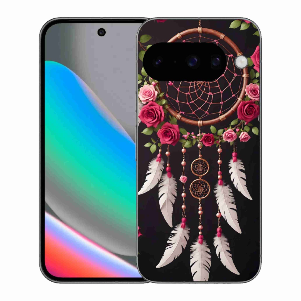 Gélový kryt mmCase na Google Pixel 10 - lapač snov s ružami
