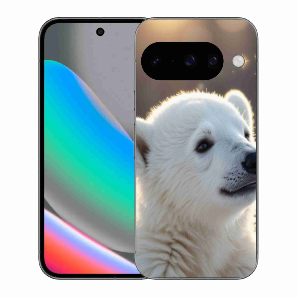 Gélový kryt mmCase na Google Pixel 10 - ľadový medveď