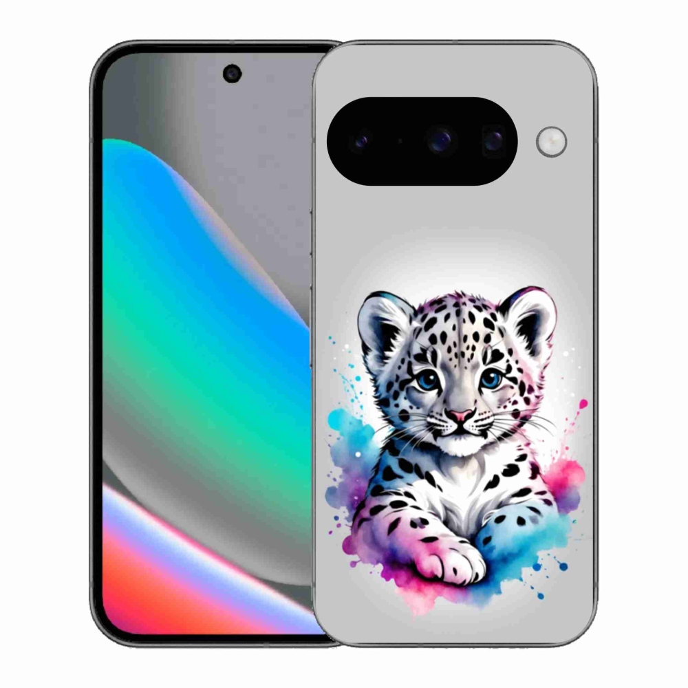 Gélový kryt mmCase na Google Pixel 10 - leopardej mláďa